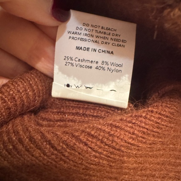 Bubish X REVOLVE Rosette Knit Cardigan in Chocolate Brown worn once - Picture 4 of 4